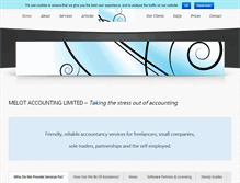 Tablet Screenshot of melotaccounting.com